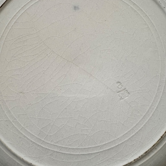 Antique Flow Blue & White Burgess & Leigh Burleigh Ware BELVOIR 9" Plate - Picture 3 of 4